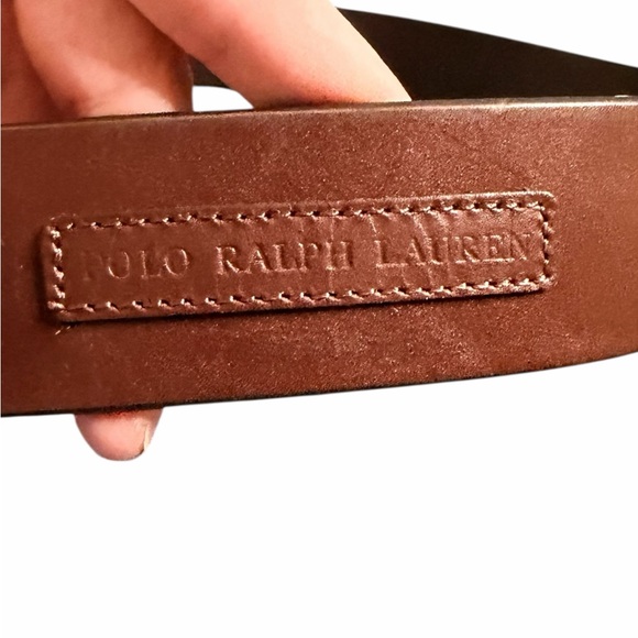 Polo by Ralph Lauren Brown Leather Belt main image 6